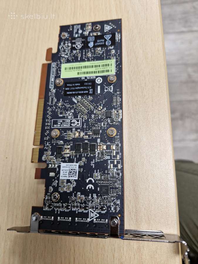 Amd radeon pro Wx4100 4gb - nuotraukos Nr. 3