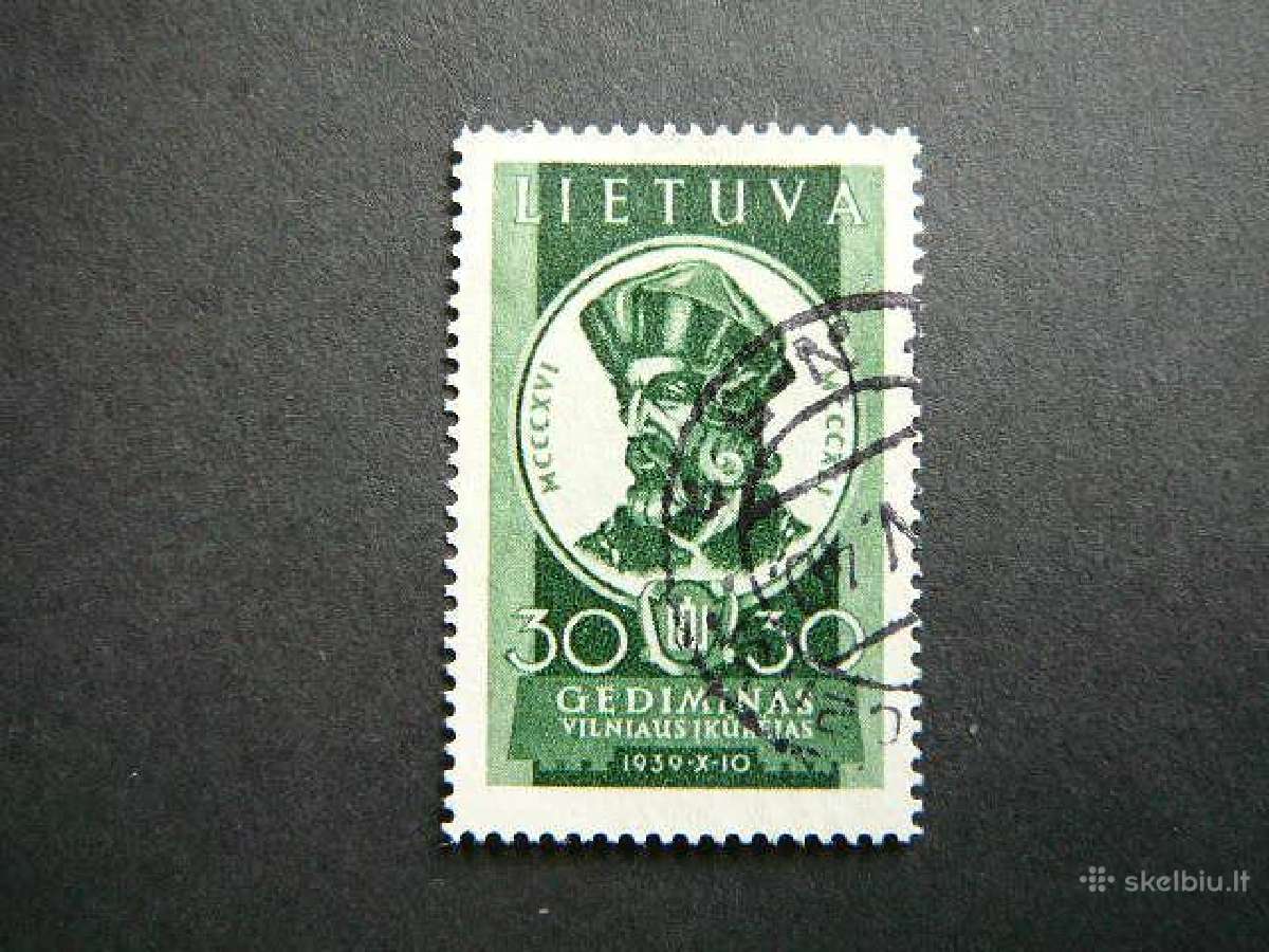 Lietuva 1940 Vilniaus atgavimas antsp. lit444a