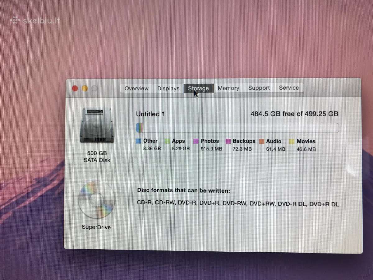 iMac 24" Inch 6 GB RAM SSD - nuotraukos Nr. 4