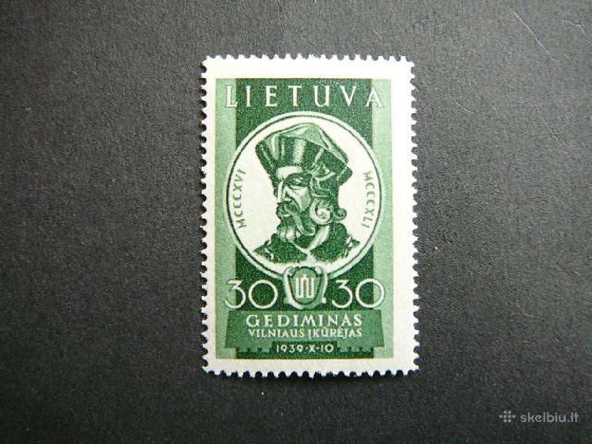 Lietuva 1940 Vilniaus atgavimas Mnh lit444sm