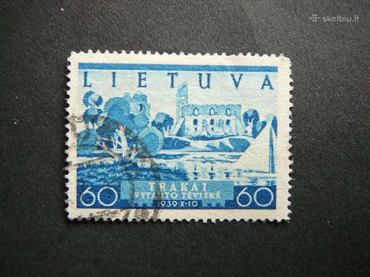 Lietuva 1940 Vilniaus atgavimas Trakai lit445a