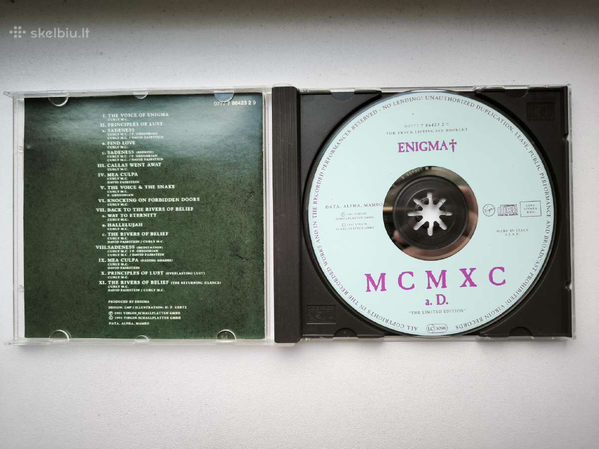 Enigmacd. Yra daugiau CD - nuotraukos Nr. 2