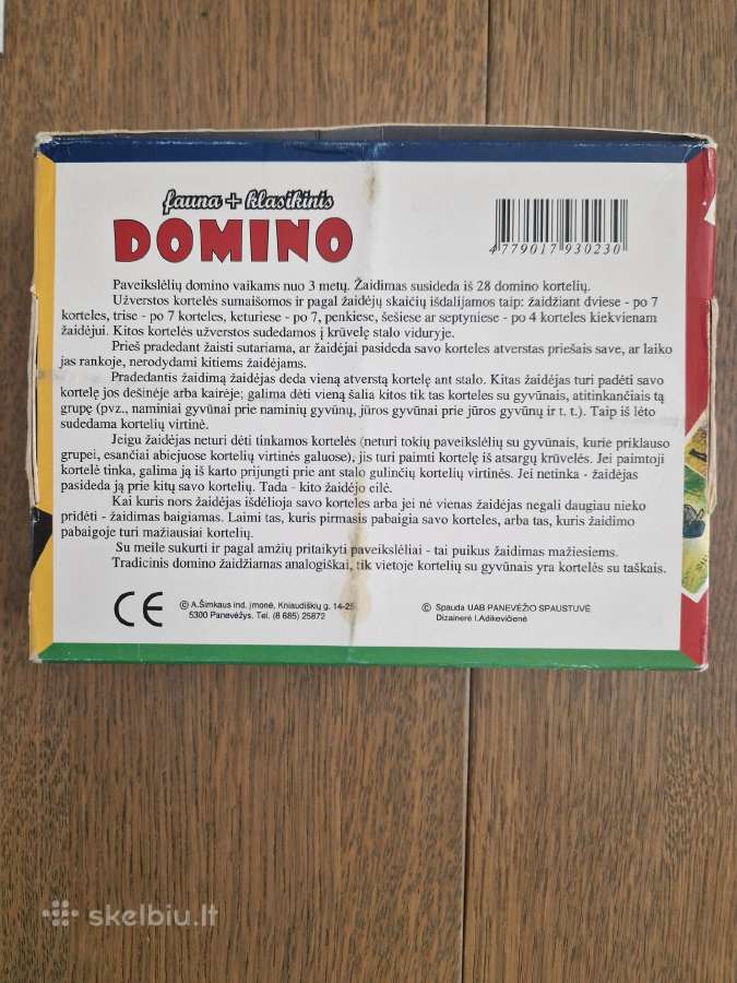 Domino žaidimas su gyvūnų kortelėmis - nuotraukos Nr. 5