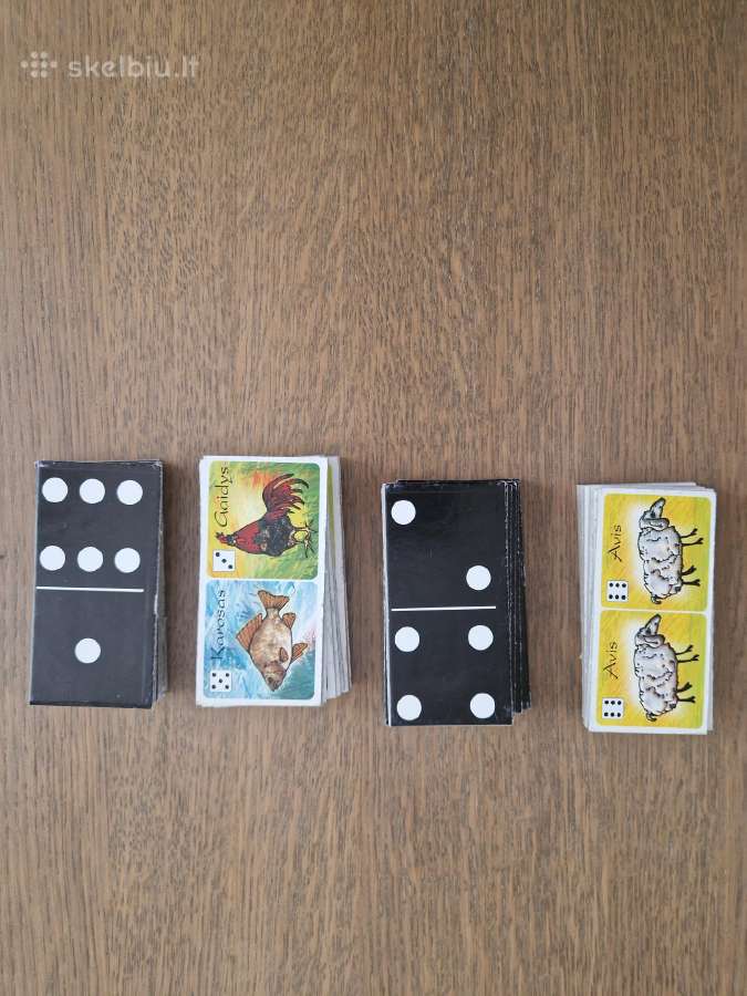 Domino žaidimas su gyvūnų kortelėmis - nuotraukos Nr. 6
