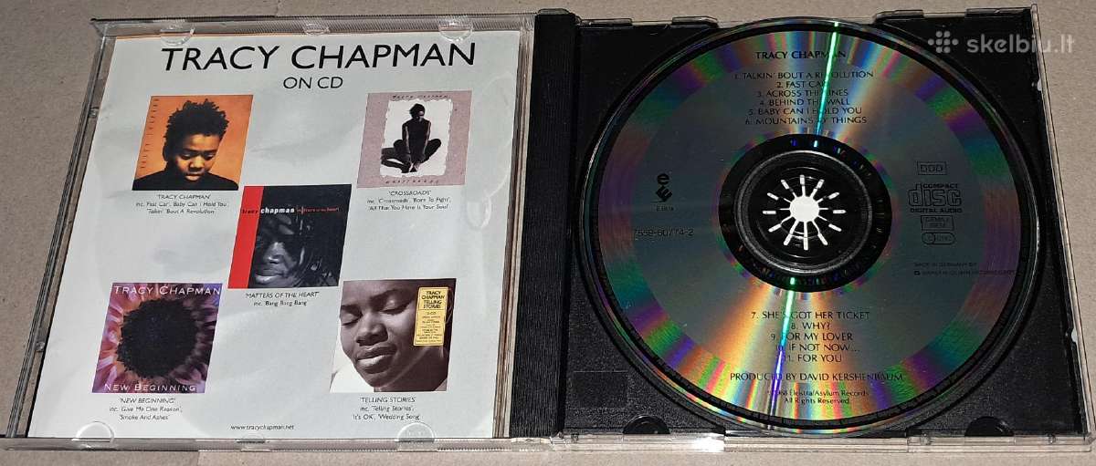 Tracy Chapman – Tracy Chapman (Audio CD) - nuotraukos Nr. 3