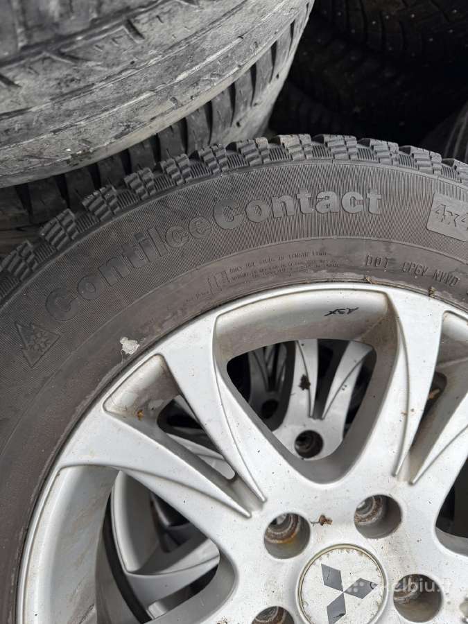 Mitsubishi asx ratai su zieminem padangom r16 - nuotraukos Nr. 6