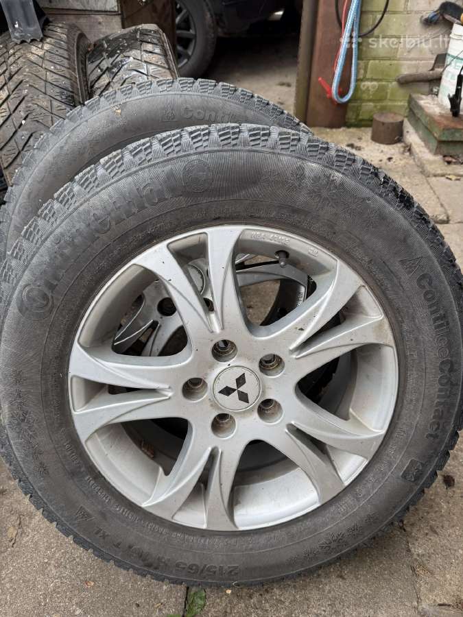 Mitsubishi asx ratai su zieminem padangom r16 - nuotraukos Nr. 7