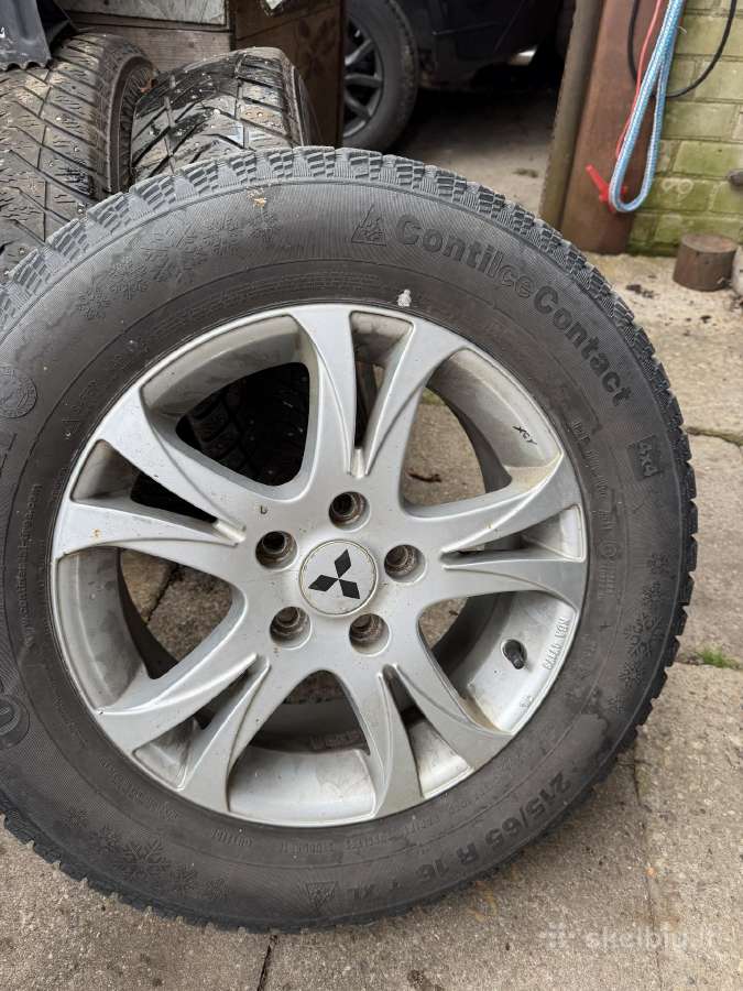 Mitsubishi asx ratai su zieminem padangom r16 - nuotraukos Nr. 8