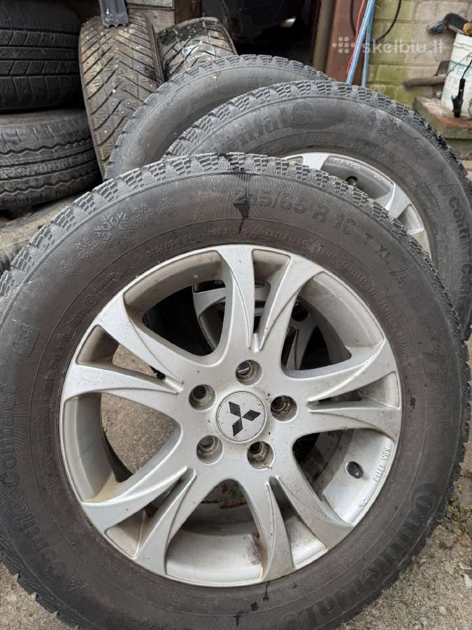 Mitsubishi asx ratai su zieminem padangom r16 - nuotraukos Nr. 9