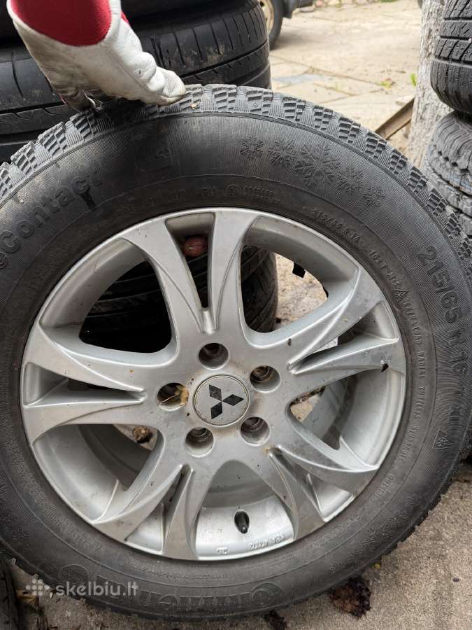 Mitsubishi asx ratai su zieminem padangom r16 - nuotraukos Nr. 10