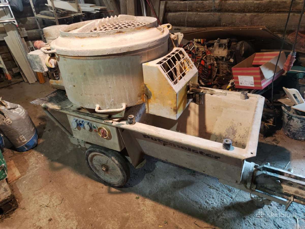 Tinkavimo aparatas Putzmeister S5 Etvm