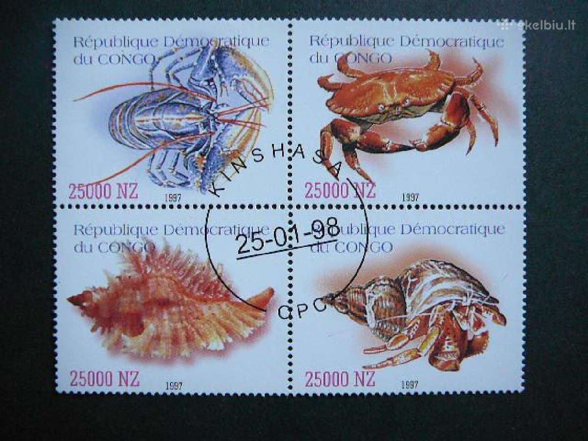 Krabai Kriaukles Veziai Kongas 1997 antsp. kng38
