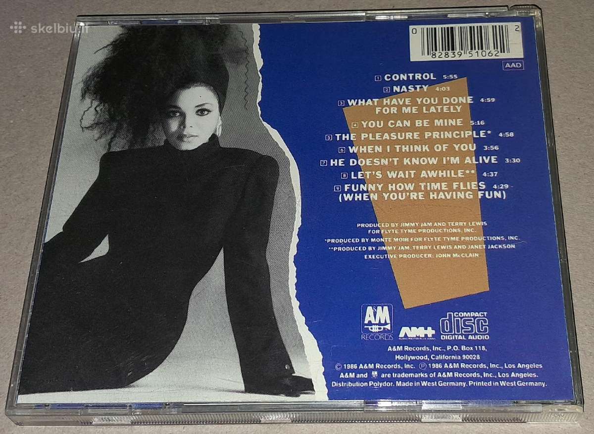 Janet Jackson – Control (Audio CD) - nuotraukos Nr. 2