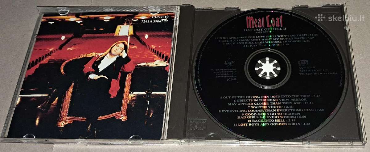Meat Loaf – Bat Out Of Hell II (Audio CD) - nuotraukos Nr. 3
