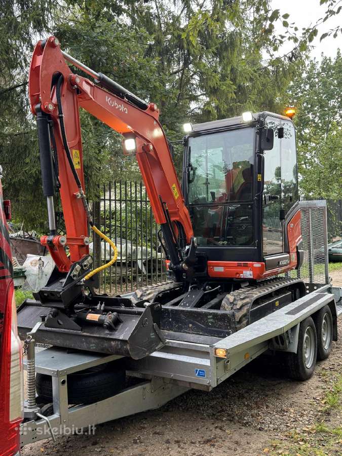 Mini ekskavatoriaus nuoma su operatoriumi