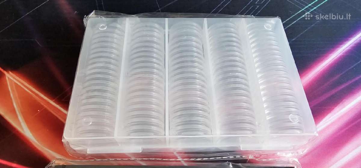 100vnt 30mm kapsules monetoms ,reguliuojamas dydis