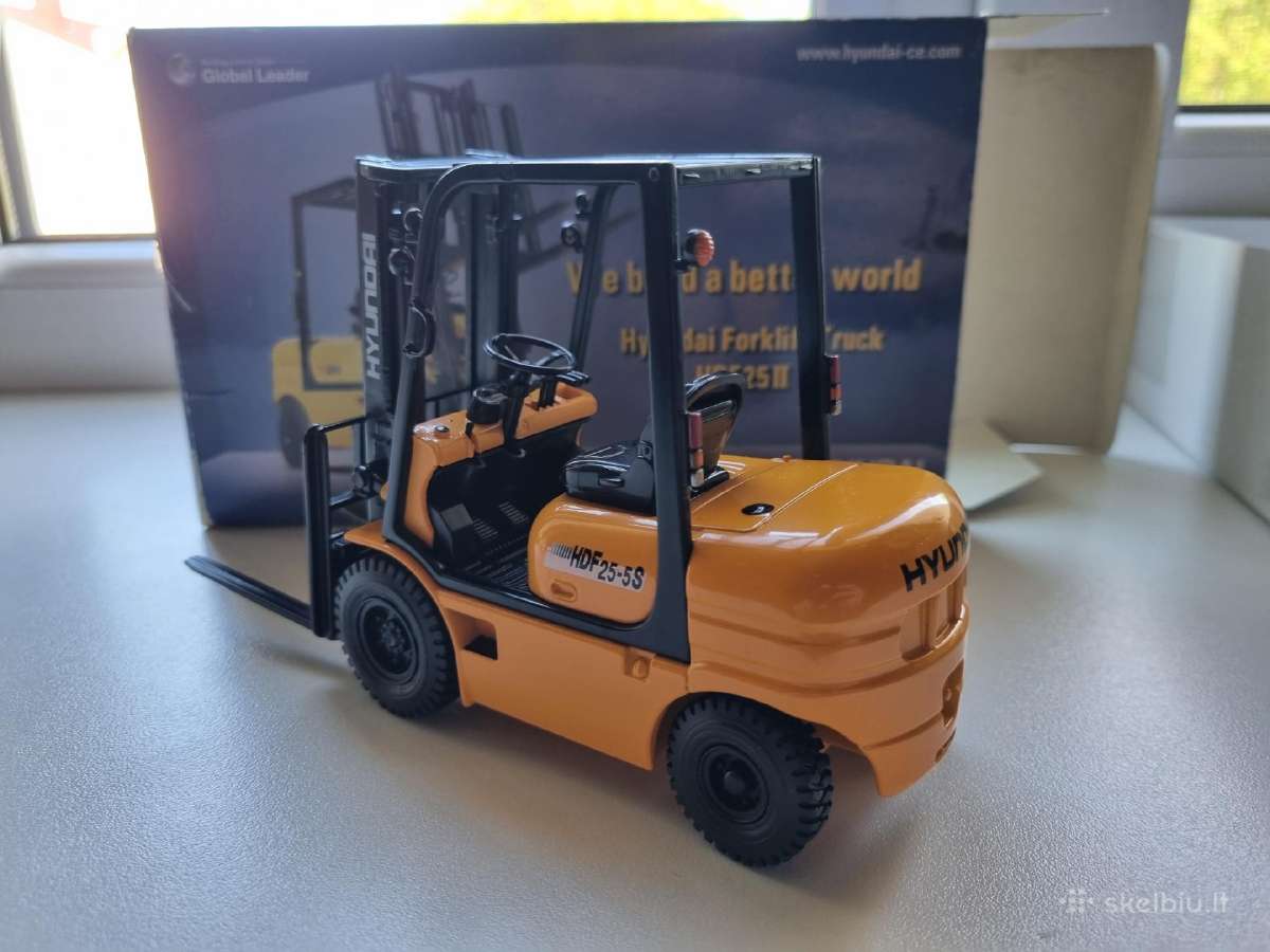 Dileris 1/25 Hyundai Hdf25ii Forklift Truck - nuotraukos Nr. 2