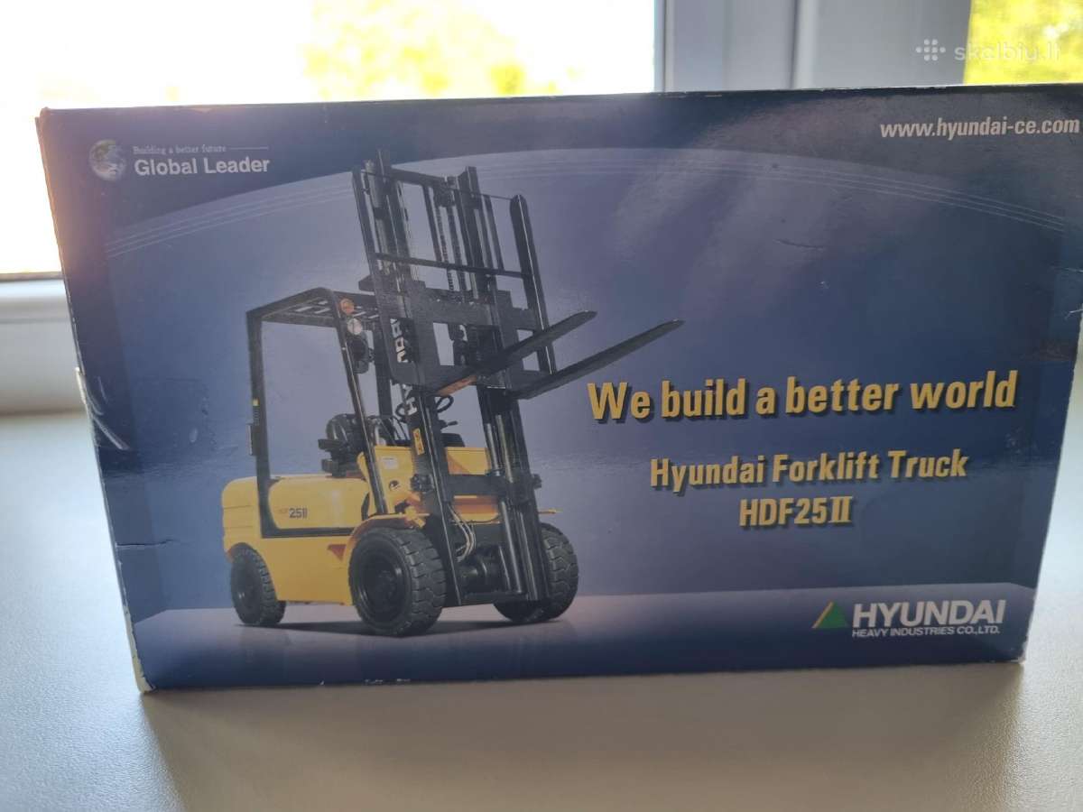 Dileris 1/25 Hyundai Hdf25ii Forklift Truck - nuotraukos Nr. 6