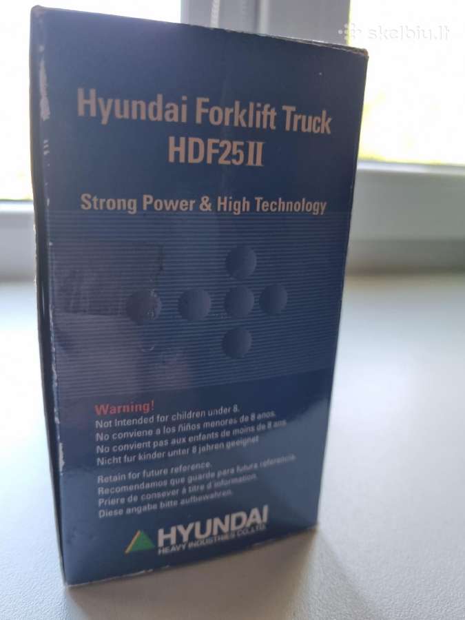 Dileris 1/25 Hyundai Hdf25ii Forklift Truck - nuotraukos Nr. 7