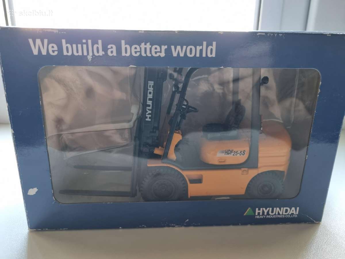 Dileris 1/25 Hyundai Hdf25ii Forklift Truck - nuotraukos Nr. 8