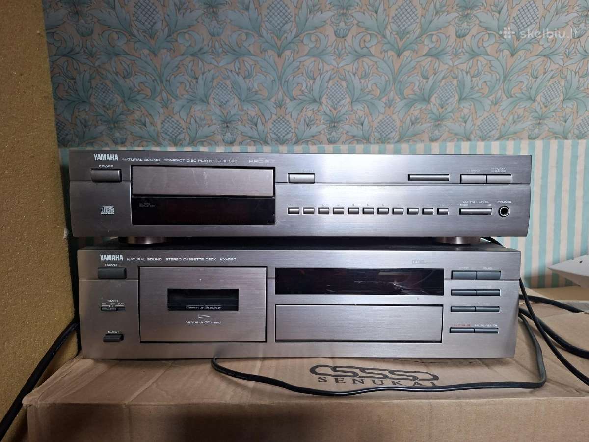 Jamo707i garso kolonėles+stiprintuvas,CD,kasetinis - nuotraukos Nr. 12
