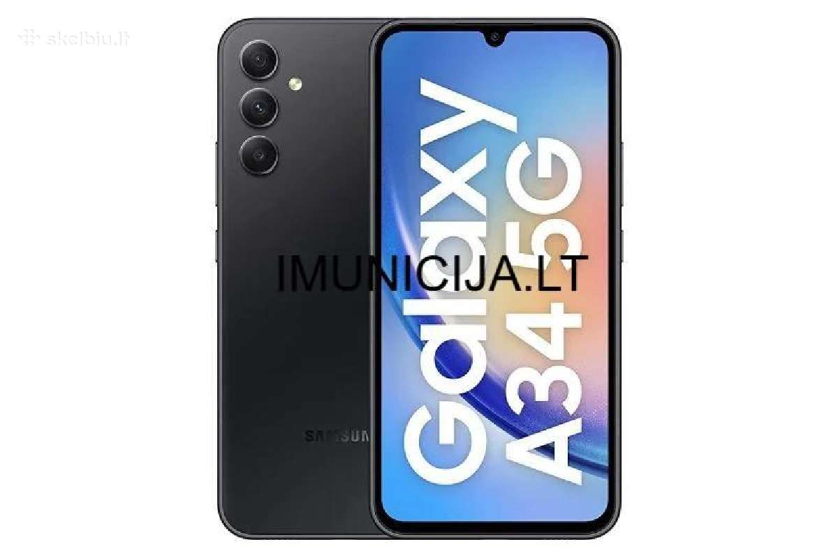 Samsung Galaxy A34 5G + 3 mėn. garantija