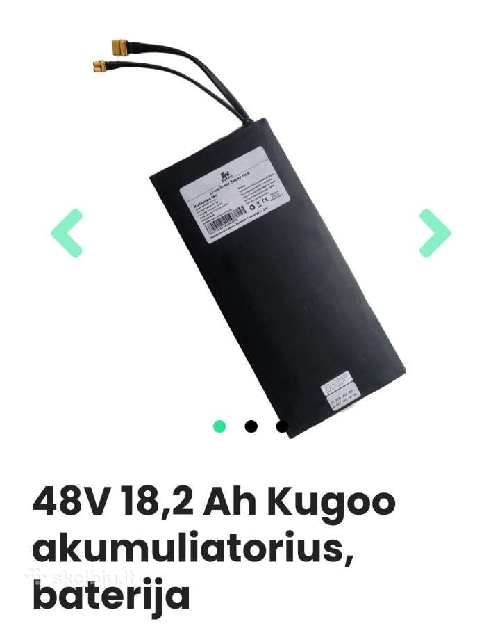 El paspirtukų riedžių dviračiu ličio baterijos - nuotraukos Nr. 16