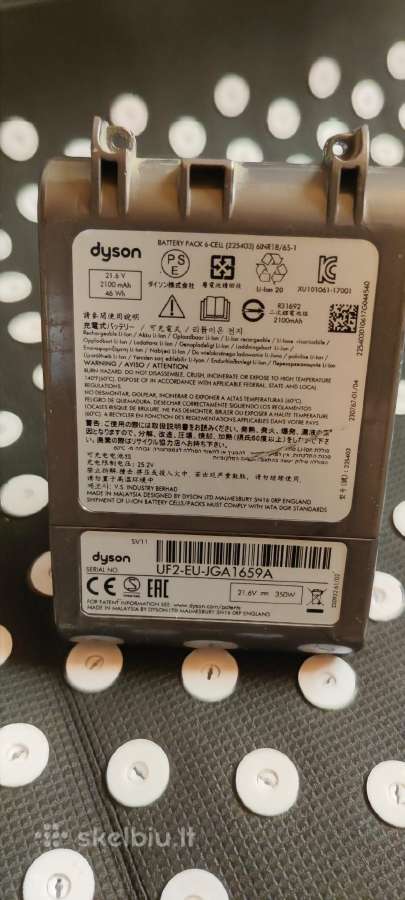 Dyson baterijos - nuotraukos Nr. 3