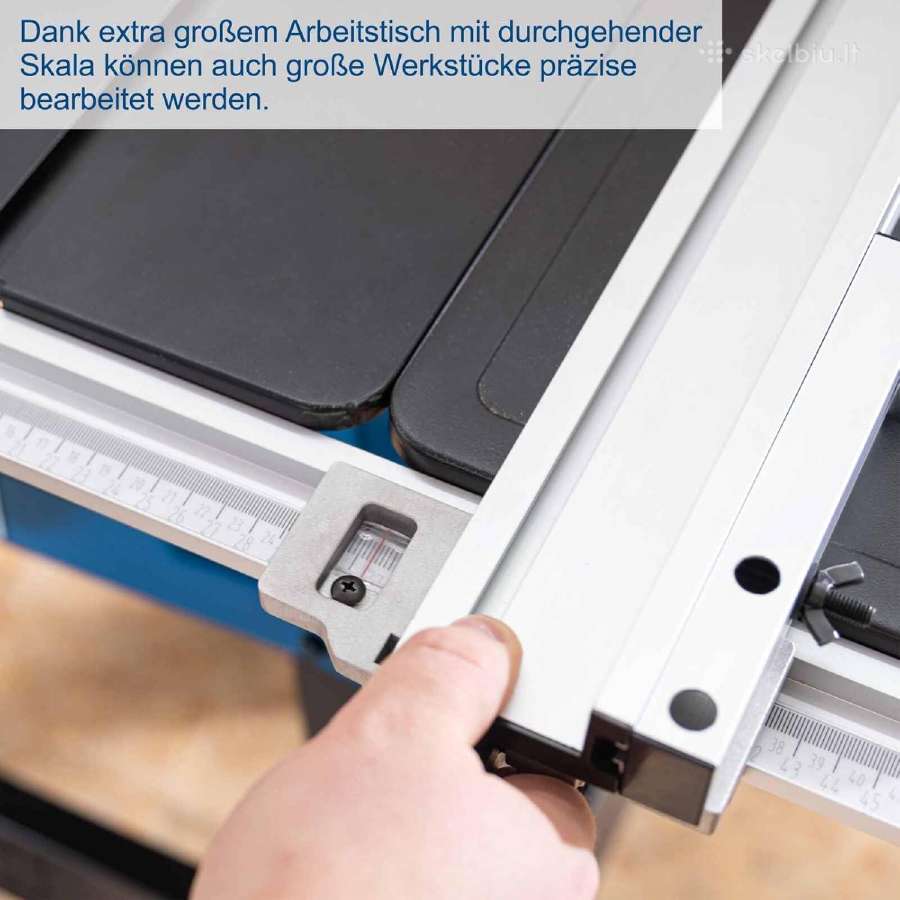 Išilginio pjovimo staklės scheppach Hs 254 , 2,2kw - nuotraukos Nr. 3