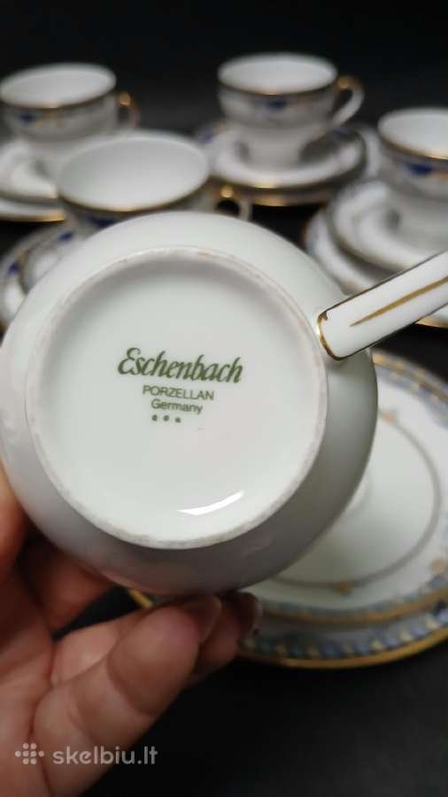 Eschenbach vokiškas puodelių rinkinys - nuotraukos Nr. 5