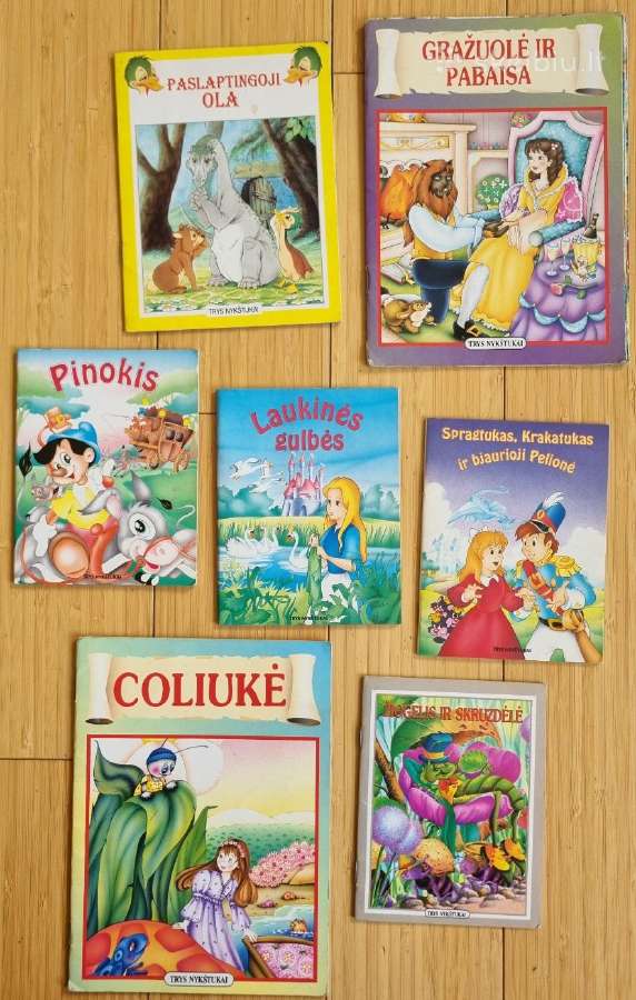 7 knygelės vaikams: Coliukė, Pinokis ir kt - nuotraukos Nr. 5