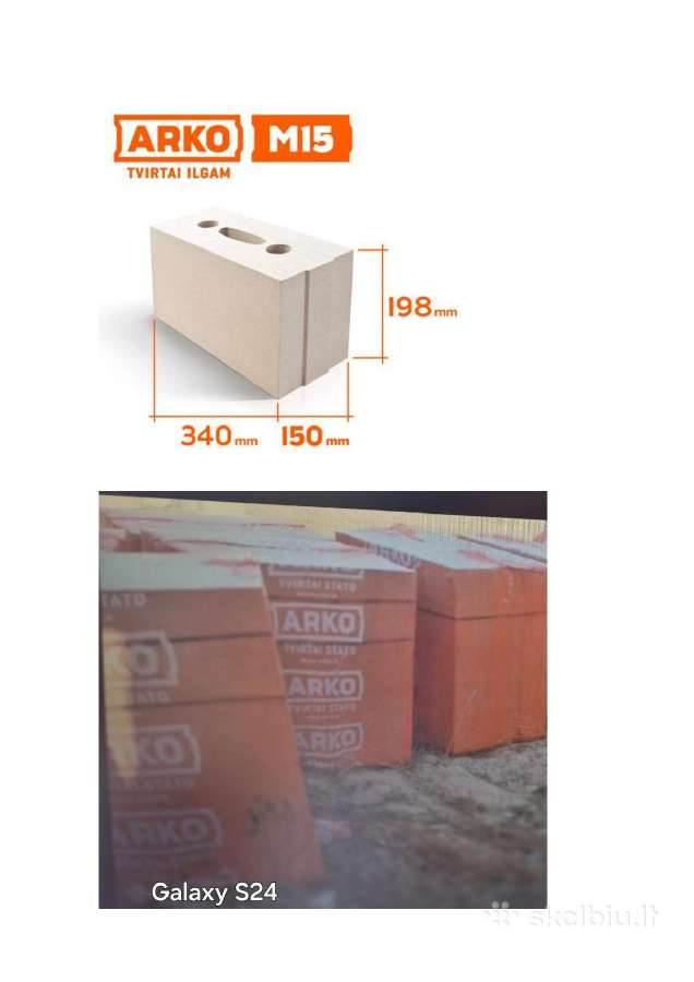 Parduodu Arko M-15 blokelius 3 padėklus