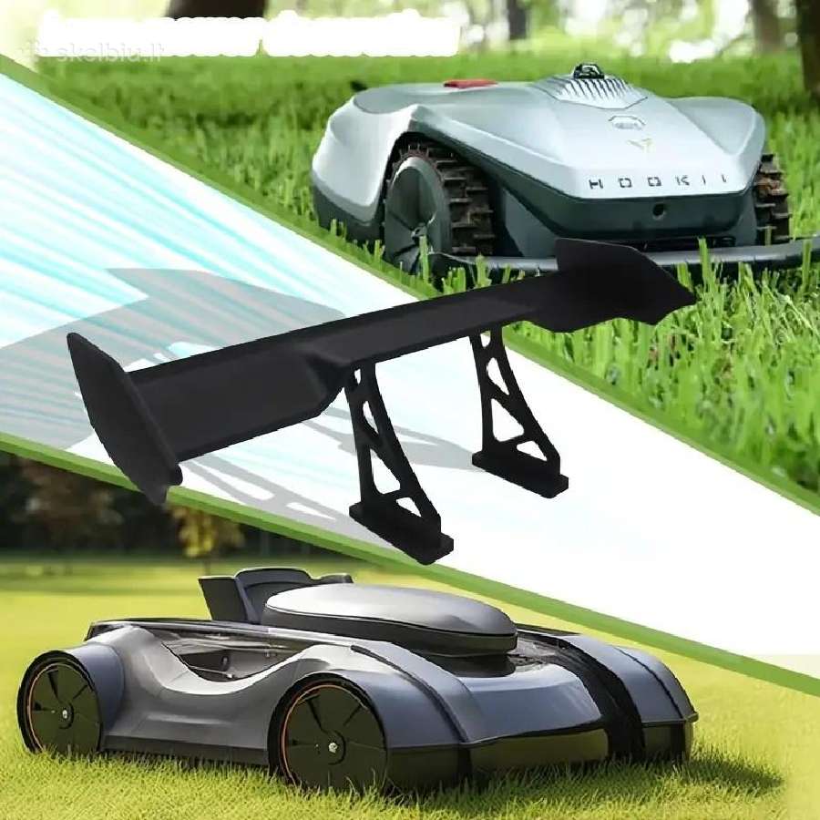 Žoliapjovės roboto tiuningas-spoileris