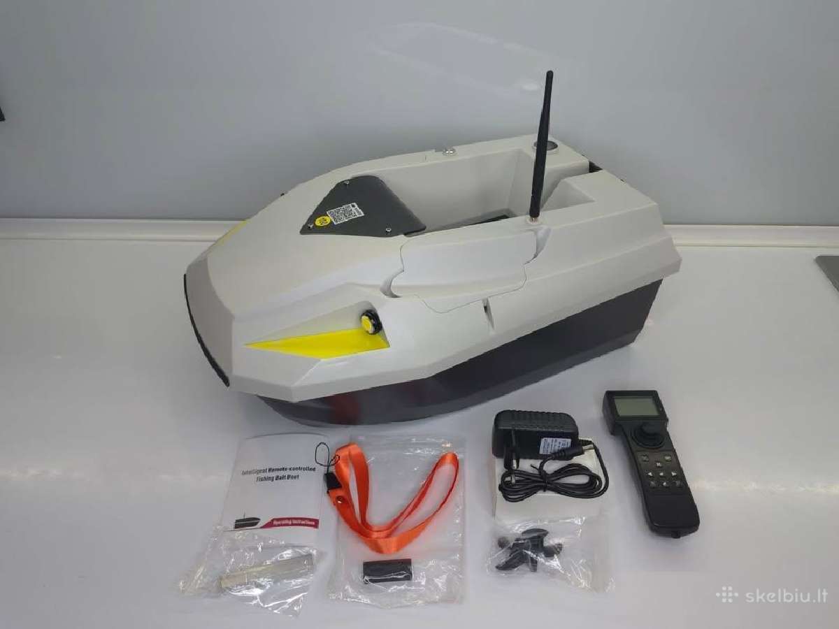 D50b Pašaro gabenimo jaukinimo laivelis su GPS