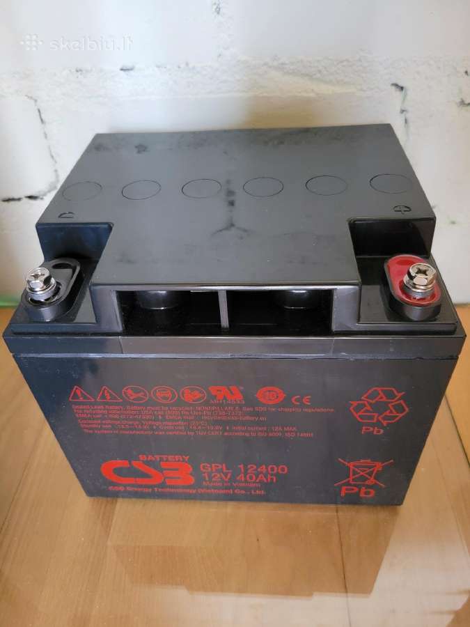 Csb akumuliatorius 40ah 12v