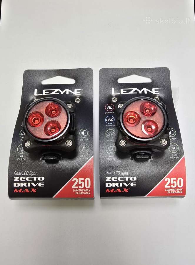 Dviračio žibintas Lezyne Zecto Drive Max 250lm - nuotraukos Nr. 3