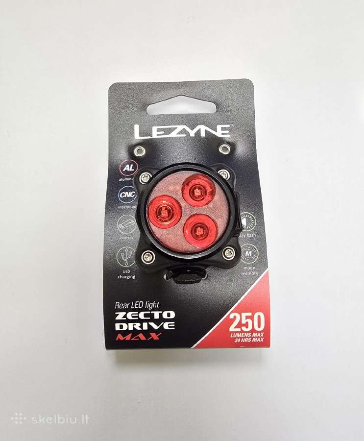 Dviračio žibintas Lezyne Zecto Drive Max 250lm