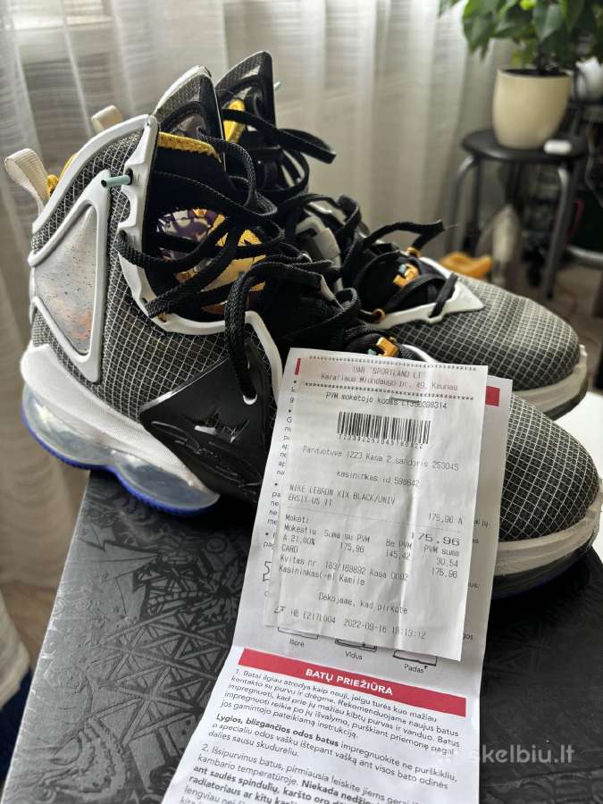 Nike Lebron 19 Hardwood classic 45 dydžio