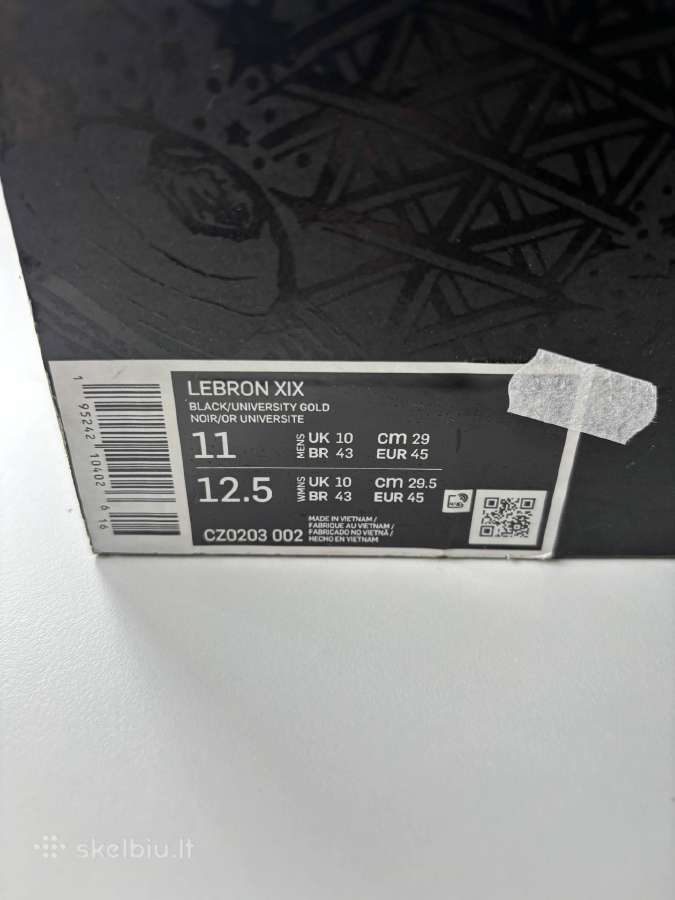 Nike Lebron 19 Hardwood classic 45 dydžio - nuotraukos Nr. 13