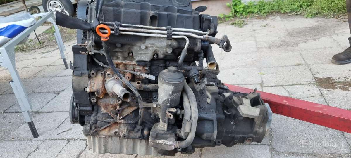 Caddy variklis Bsu dalimis + pavarų dėže,stiklai - nuotraukos Nr. 3