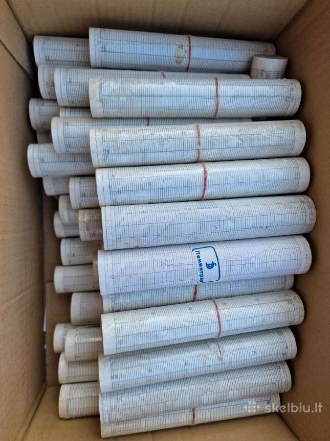 Sovietinės Leningrado diagramos juostos 25x vnt.