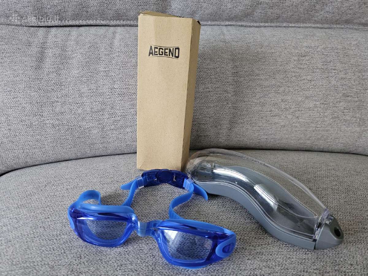 Mėlyni plaukimo akiniai Aegend