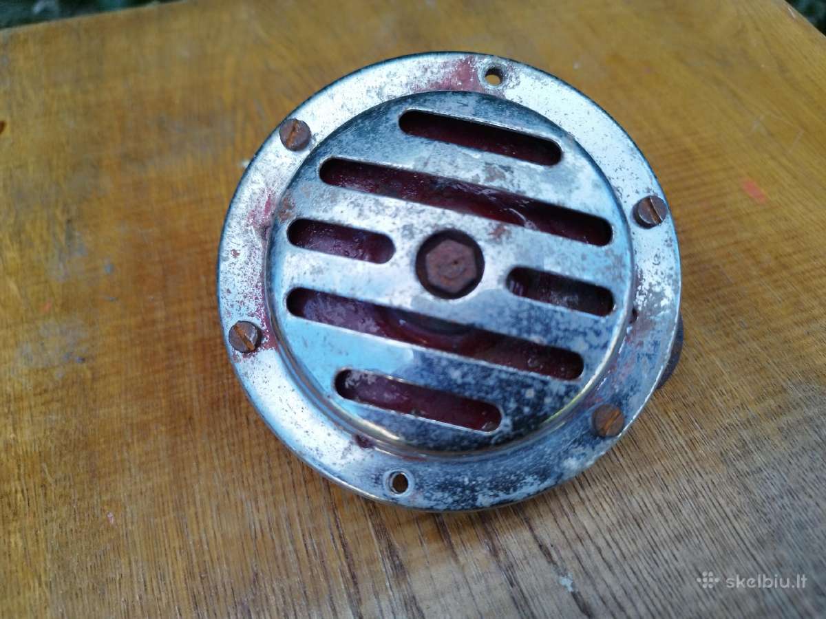 Antikvarinis Jawa garso signalas motociklo - nuotraukos Nr. 4