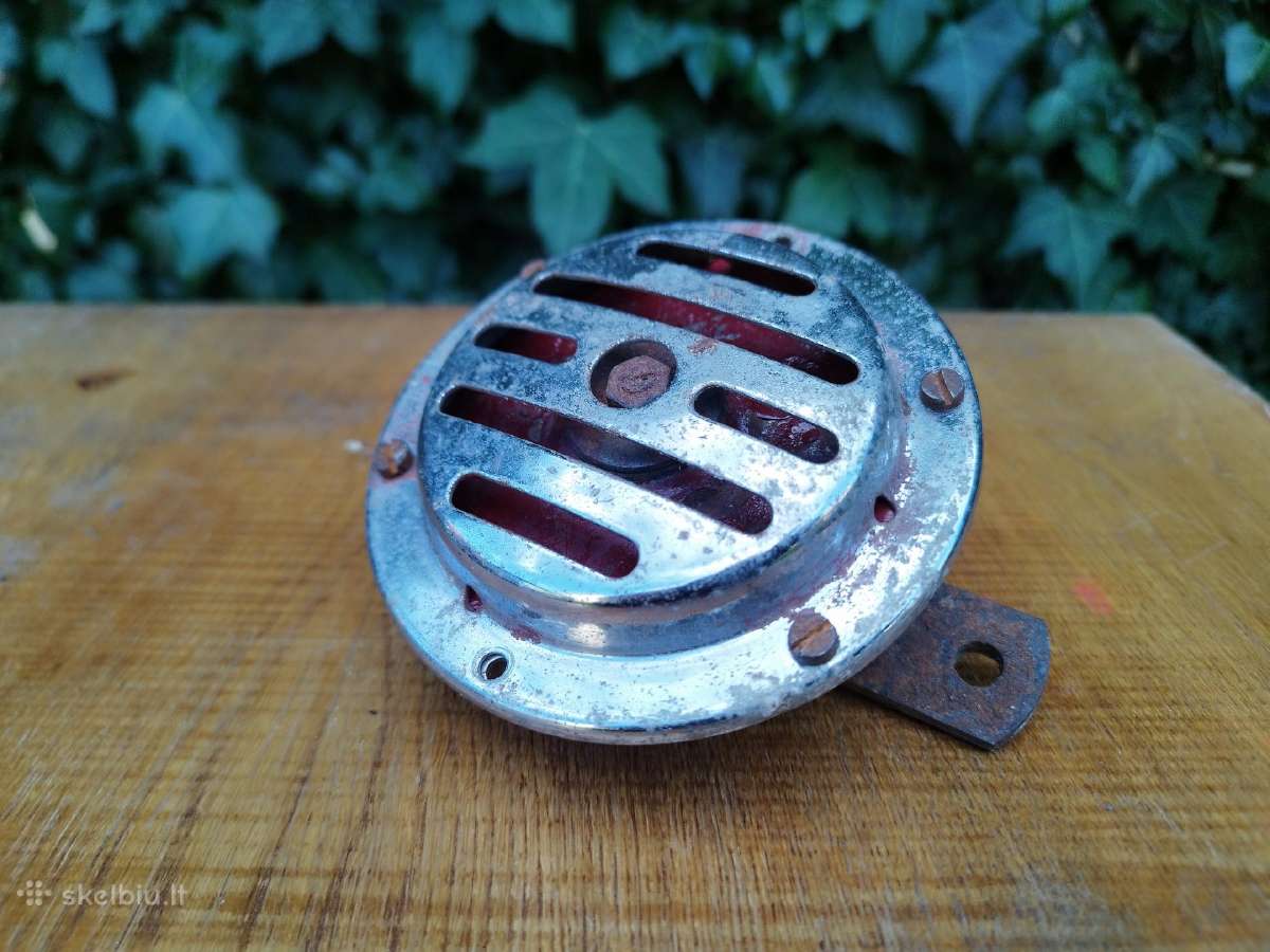 Antikvarinis Jawa garso signalas motociklo - nuotraukos Nr. 5