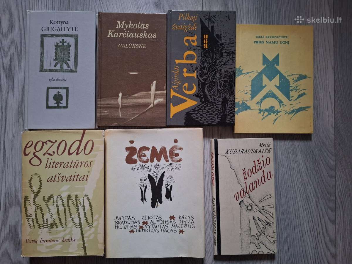Poezijos knygos, išeivijos, lyrika