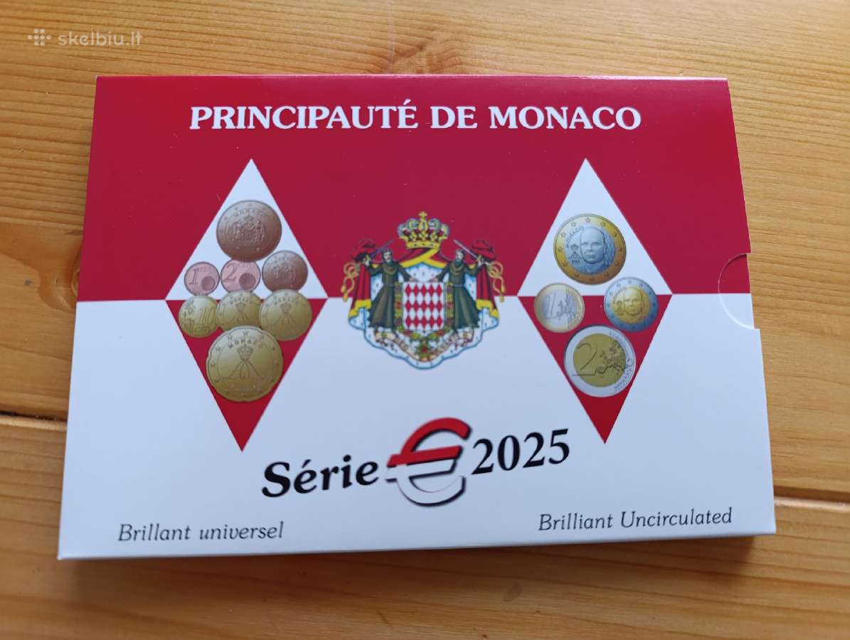 Monakas 2025 monetų rinkinys - nuotraukos Nr. 2