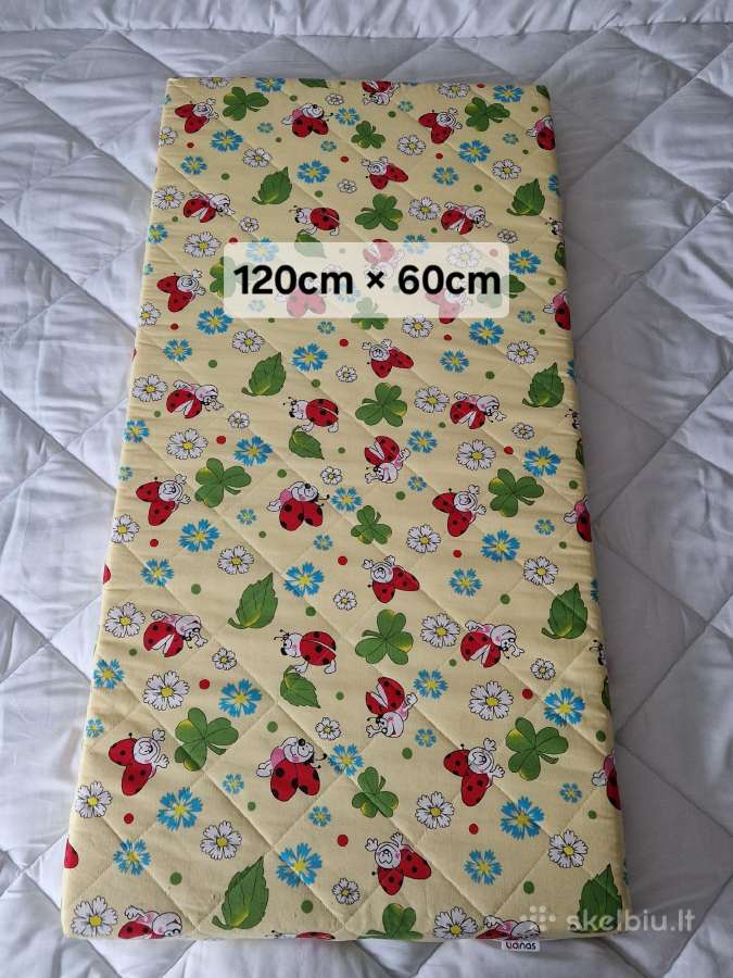 Lonas čiužinukas kūdikiui 120cm x 60cm - nuotraukos Nr. 6