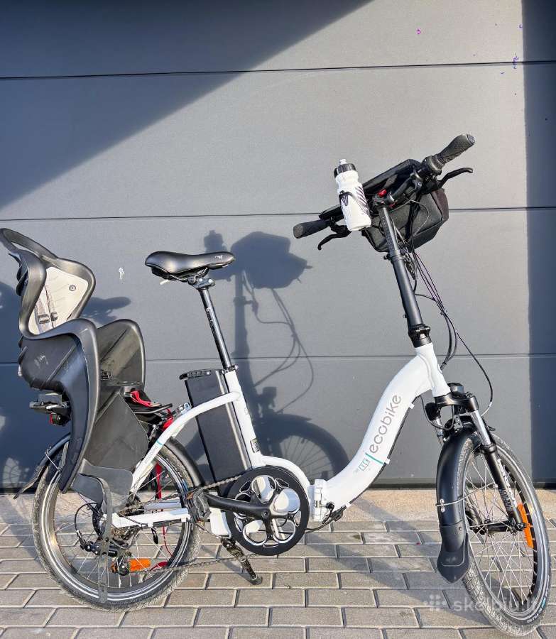 Puikus elektrinis sulankstomas dviratis