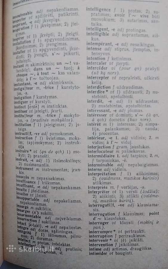Trumpas prancūzų-lietuvių ir lietuvių-prancūzų žod - nuotraukos Nr. 6
