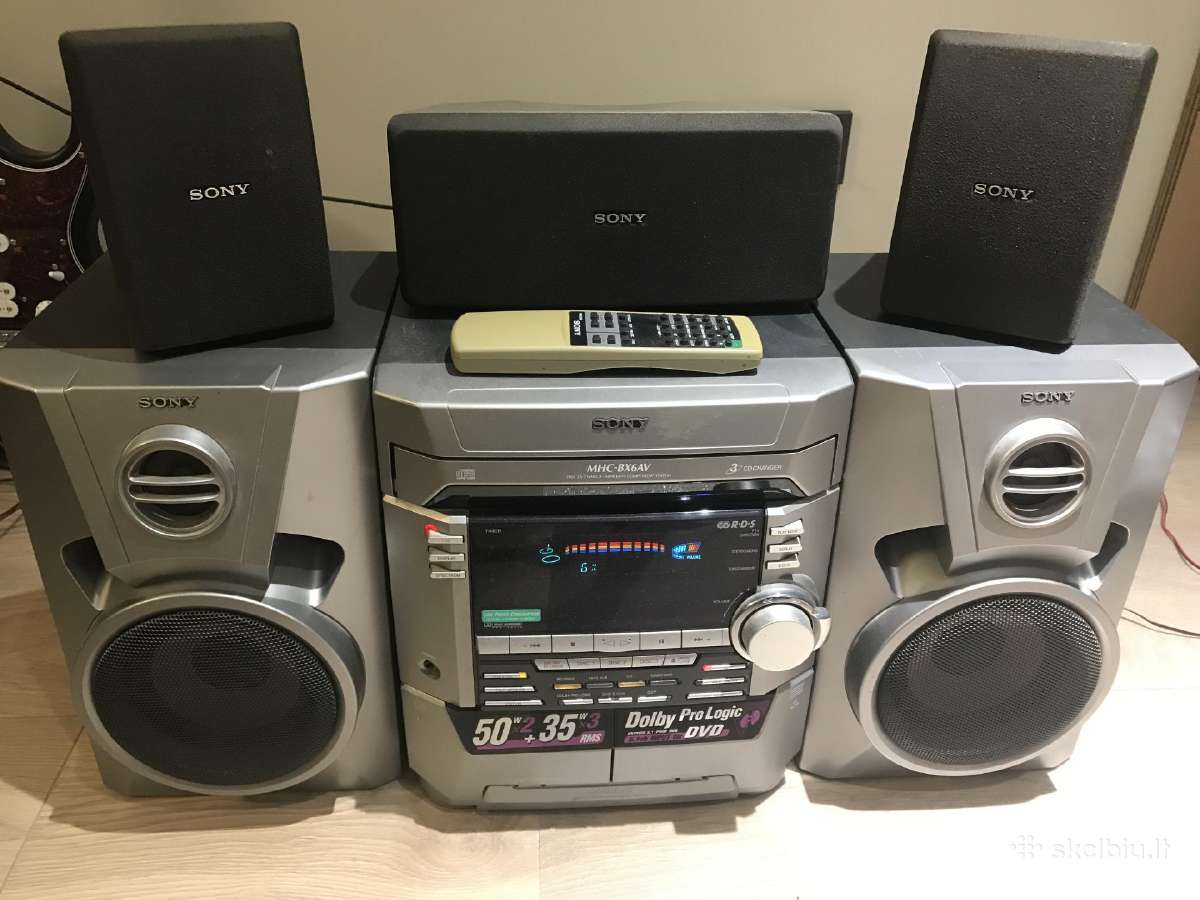 Sony Mhc-bx6av muzikinis centras - nuotraukos Nr. 2